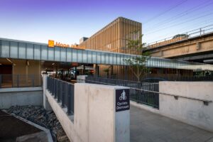 Slide 3 of 5 -  Hope Island Road station entrance