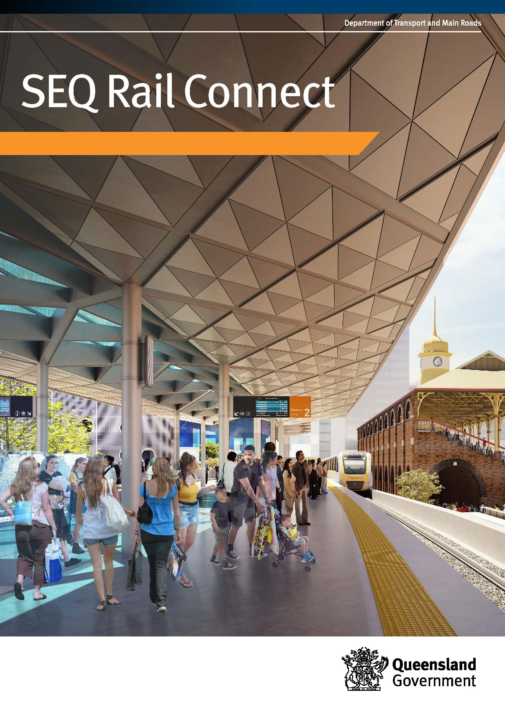 SEQ Rail Connect document cover.