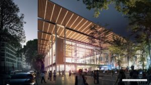 Slide 1 of 5 - Watch a short preview of the future Roma Street station