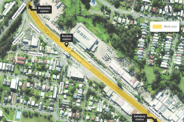 Rocklea station construction update - August 2025