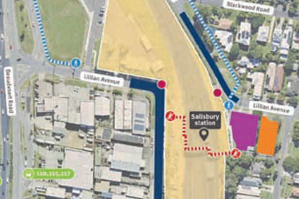 Construction update Salisbury station - August 2025