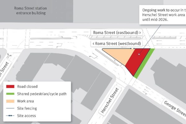 Herschel Street work area update