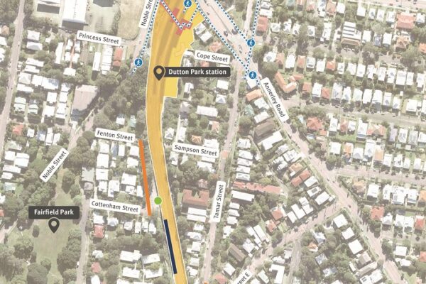 Dutton Park station construction update - February and March 2026