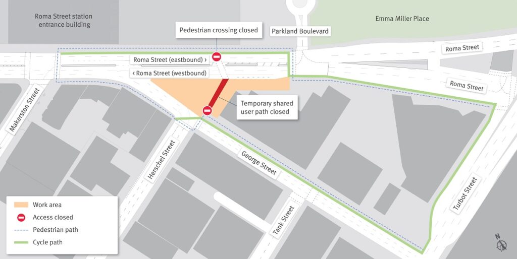 Pedestrian and cyclist traffic changes to occur from Wednesday 11 February 2026.