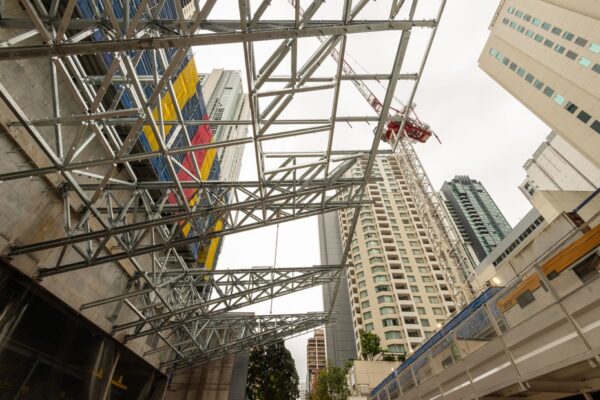 Complete canopy structural steel