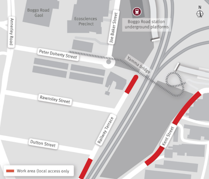 Utility inspection work areas