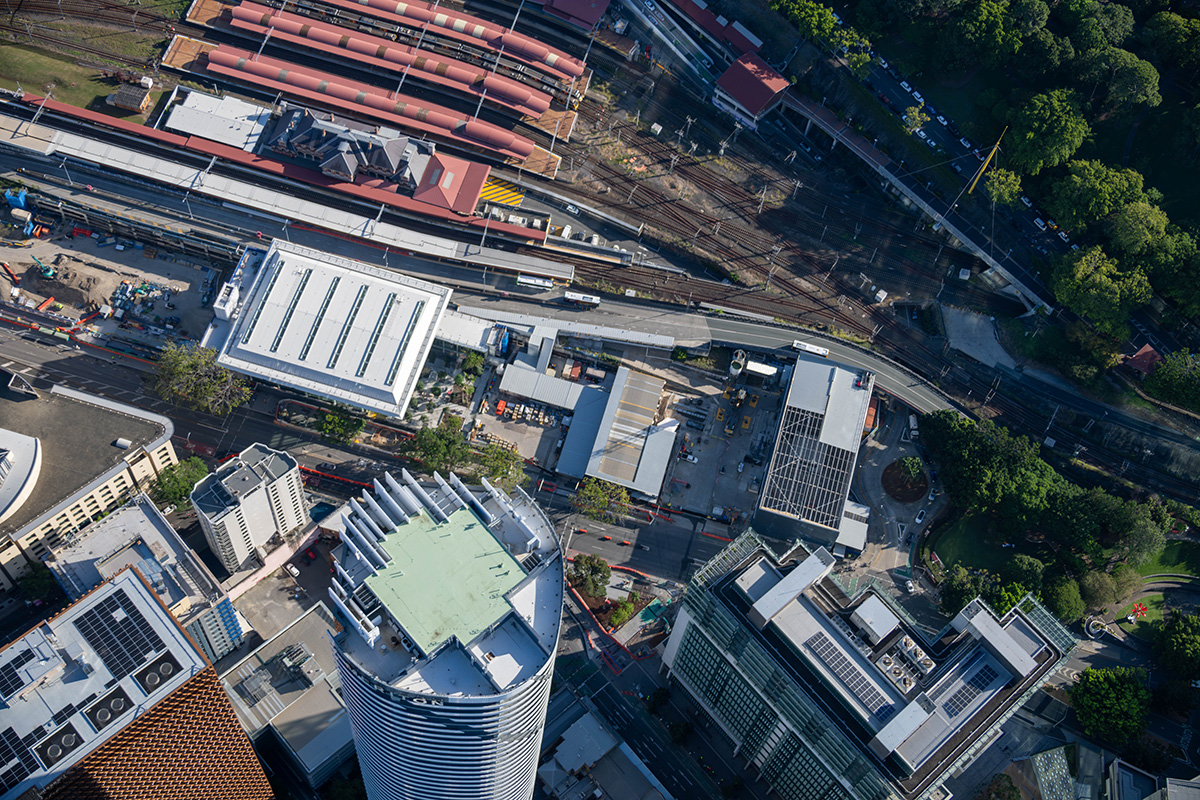Concrete to be removed from Roma Street station