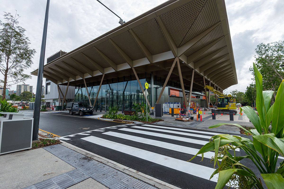 Future Woolloongabba station entrance.